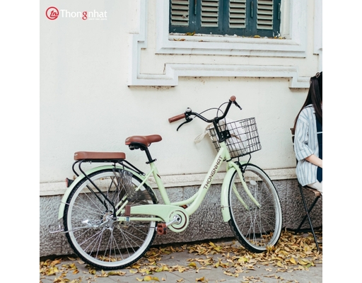 Xe Đạp Thành Phố 26 Inch Thống Nhất LD 26 Y25 Màu Xanh Pastel Thống Nhất ảnh 4