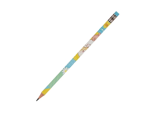 Bút Chì Gỗ Có Đầu Tẩy 2B EC012-2B Deli ảnh 0