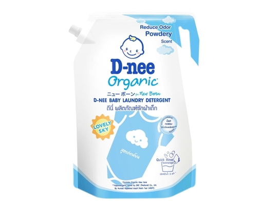 Nước Giặt Quần Áo Em Bé Xanh Hương Phấn Thơm Dịu Dàng Lovely Sky Túi 3.6L 3.6L D-nee ảnh 0