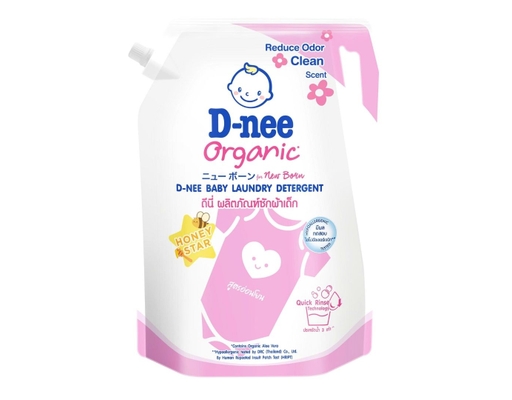 Nước Giặt Quần Áo Em Bé Hồng Hương Hoa Cỏ Thơm Mát Honey Star Túi 3.6L 3.6L D-nee ảnh 0