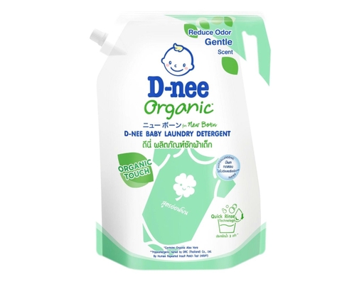 Nước Giặt Quần Áo Em Bé Xanh Lá Hương Organic Dịu Nhẹ Organic Touch Túi 3.6L 3.6L D-nee ảnh 0