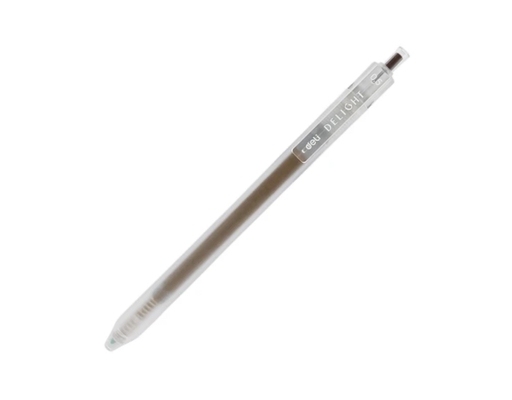 Bút Gel Bấm 0.5mm EG118 Màu Nâu Deli ảnh 0
