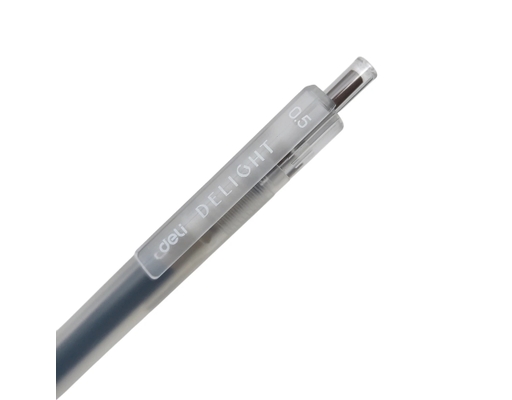 Bút Gel Bấm 0.5mm EG118 Màu Nâu Deli ảnh 2