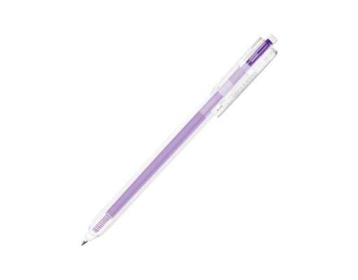 Bút Gel Bấm 0.5mm EG118 Màu Tím Deli ảnh 0