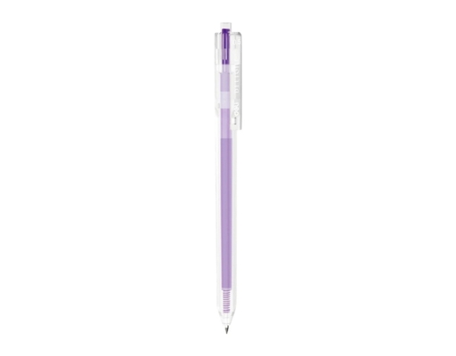 Bút Gel Bấm 0.5mm EG118 Màu Tím Deli ảnh 1