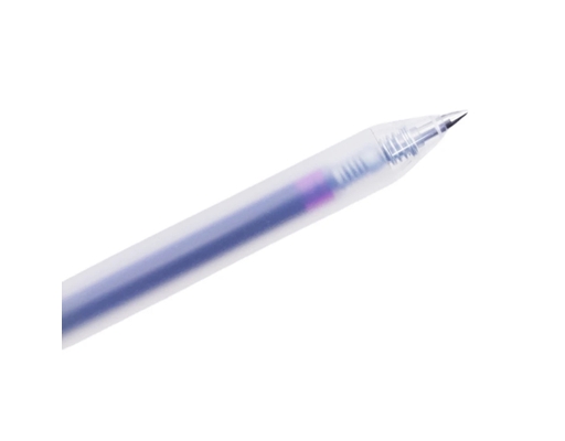 Bút Gel Bấm 0.5mm EG118 Màu Tím Deli ảnh 3