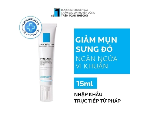 Kem Dưỡng Giảm Mụn Chuyên Biệt Effaclar A.I 15ml La Roche-Posay ảnh 2