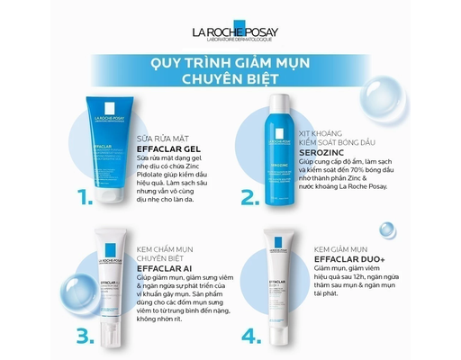 Kem Dưỡng Giảm Mụn Chuyên Biệt Effaclar A.I 15ml La Roche-Posay ảnh 4