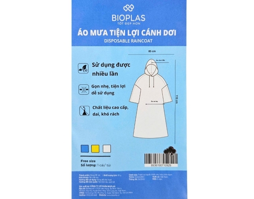 Áo Mưa Cánh Dơi Biohome ảnh 3