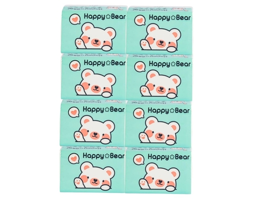 Giấy Rút Happy Bear 120 Tờ 8 Gói
