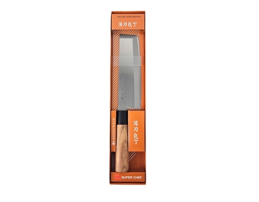 Dao Cán Gỗ Thái Rau Củ 17cm Super Chef ảnh 1