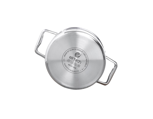 Nồi Inox 304 Cao Cấp 3 Lớp Liền Khối Trimax Eco EL-3991 Size 16cm Elmich ảnh 6
