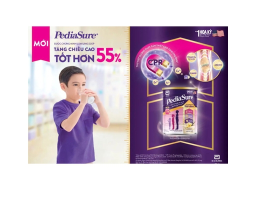 Sữa Bột Pediasure Better Absorption Cho Bé 1-10 Tuổi 800g Abbott ảnh 2