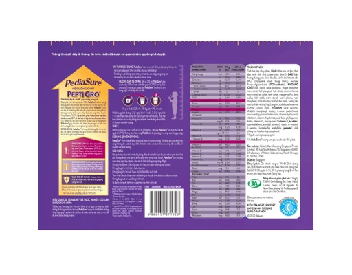 Sữa Bột Pediasure Better Absorption Cho Bé 1-10 Tuổi 800g Abbott ảnh 6