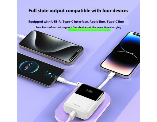 Sạc Dự Phòng Quick Powerlink Sunny TP-D096 22.5W 10000mAh Màu Đen Pisen ảnh 10
