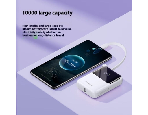 Sạc Dự Phòng Quick Powerlink Sunny TP-D096 22.5W 10000mAh Màu Đen Pisen ảnh 7