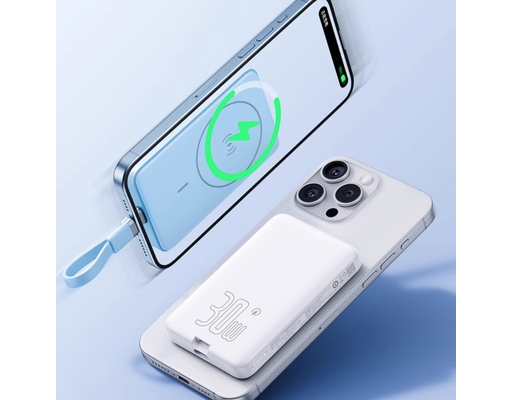 Sạc Dự Phòng Quick PowerMag TP-D113 30W 10000mAh (Type-C) Màu Trắng Pisen ảnh 8