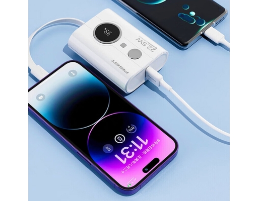 Sạc Dự Phòng Tiny 22.5W 10000mAh TP-D29 Màu Trắng Pisen ảnh 9
