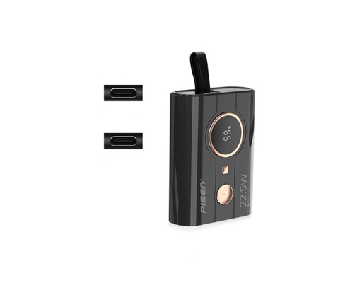Sạc Dự Phòng Tiny 22.5W 10000mAh TP-D30 Màu Đen Pisen ảnh 1