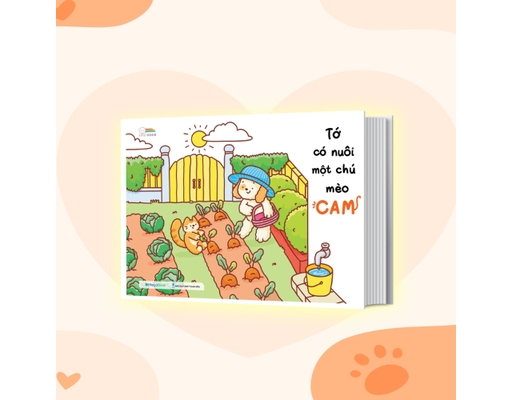 Sách Tô Màu - Tớ Có Nuôi Một Chú Mèo Cam Megabook ảnh 1