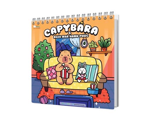 Sách Tô Màu - Capybara & Ngôi Nhà Hạnh Phúc Megabook ảnh 0
