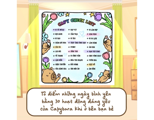 Sách Tô Màu - Capybara & Ngôi Nhà Hạnh Phúc Megabook ảnh 2