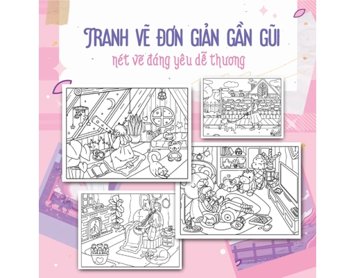 Sách Tô Màu - Góc Nhỏ Có Nắng Megabook ảnh 3