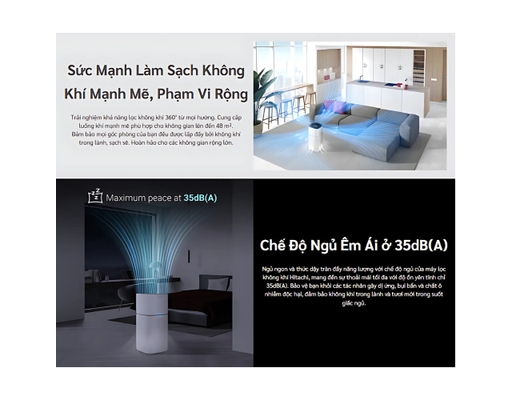 [Đặt Trước] Máy Lọc Không Khí EP-TZ50 Hitachi ảnh 11