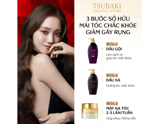Dầu Xả Phục Hồi Và Ngăn Gãy Rụng Premium Ex Hair Fall Care And Repair Conditioner 450ml TSUBAKI ảnh 7
