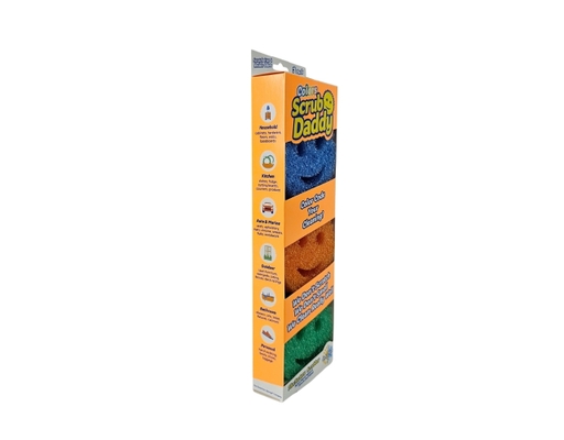 Bộ 3 Miếng Chùi Rửa Nhiều Màu Scrub Daddy ảnh 1