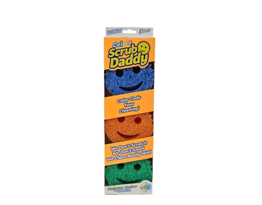 Bộ 3 Miếng Chùi Rửa Nhiều Màu Scrub Daddy ảnh 0