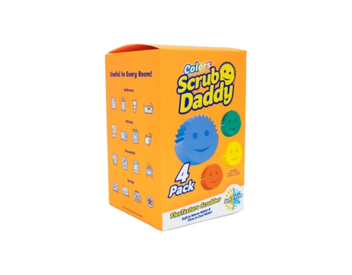 Bộ 4 Miếng Chùi Rửa Đủ Màu Sắc Scrub Daddy ảnh 0