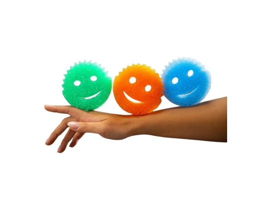 Bộ 4 Miếng Chùi Rửa Đủ Màu Sắc Scrub Daddy ảnh 2