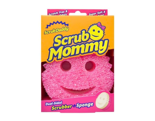 Miếng Chùi Rửa Bọt Biển 2 Mặt Đa Năng Mommy Màu Hồng Scrub Daddy ảnh 0
