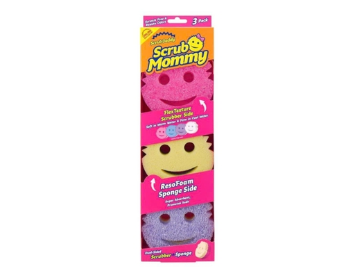 Bộ 3 Miếng Chùi Rửa Bọt Biển Mommy Colors Scrub Daddy ảnh 0