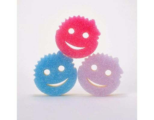Bộ 3 Miếng Chùi Rửa Bọt Biển Mommy Colors Scrub Daddy ảnh 1