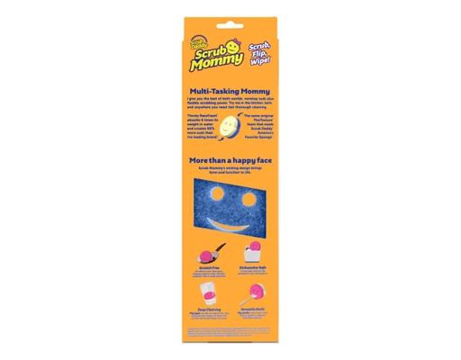 Bộ 3 Miếng Chùi Rửa Bọt Biển Mommy Colors Scrub Daddy ảnh 6