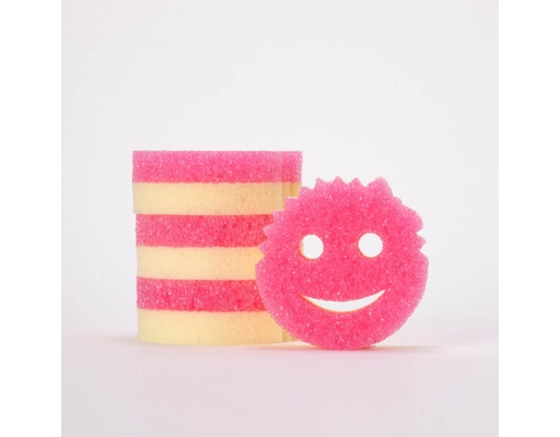 Bộ 4 Miếng Chùi Rửa Bọt Biển Mommy Colors Scrub Daddy ảnh 1