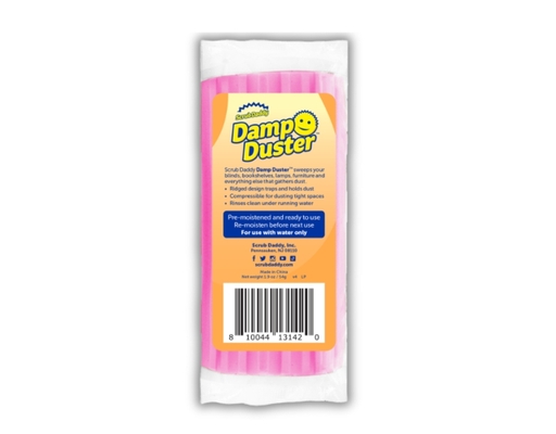 Miếng Xốp Lau Bụi Đa Năng Damp Duster Màu Hồng Scrub Daddy ảnh 0