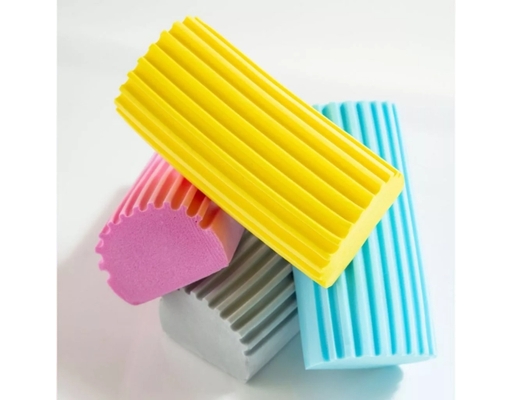 Miếng Xốp Lau Bụi Đa Năng Damp Duster Màu Hồng Scrub Daddy ảnh 2