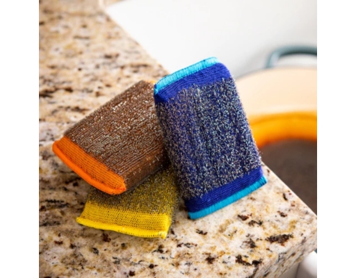 Bộ 2 Miếng Chùi Rửa Lưới Thép Steel Multi Scrub Daddy ảnh 4