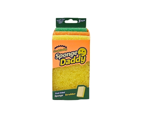 Bộ 3 Miếng Chùi Rửa Bọt Biển Đa Năng Sponge Daddy Scrub Daddy ảnh 0