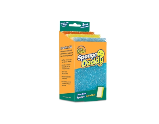 Bộ 3 Miếng Chùi Rửa Bọt Biển Đa Năng Sponge Daddy Scrub Daddy ảnh 1