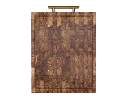 Thớt Gỗ Tếch Có Tay Cầm 38x30cm Dày 3.5cm Moriitalia ảnh 0