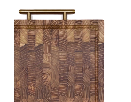 Thớt Gỗ Tếch Có Tay Cầm 38x30cm Dày 3.5cm Moriitalia ảnh 1