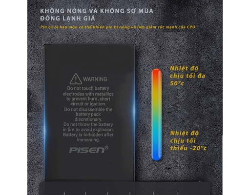 Pin Iphone Dung Lượng Cao iPhone iSE2 TS-MT-ISE2 Pisen ảnh 2