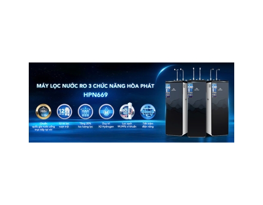 [Đặt Trước] Máy Lọc Nước RO Nóng Lạnh HPN669 Hòa Phát ảnh 4