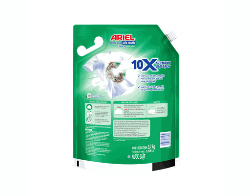 Nước Giặt Cửa Trước 10X Giặt Sạch Hương Downy Nắng Sớm 3.7kg Ariel ảnh 1
