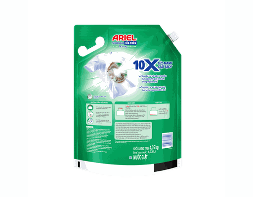 Nước Giặt Cửa Trên 10X Giặt Sạch Hương Downy Nắng Sớm 4.05kg Ariel ảnh 1