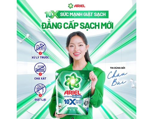 Nước Giặt Cửa Trên 10X Giặt Sạch Hương Downy Nắng Sớm 4.05kg Ariel ảnh 3